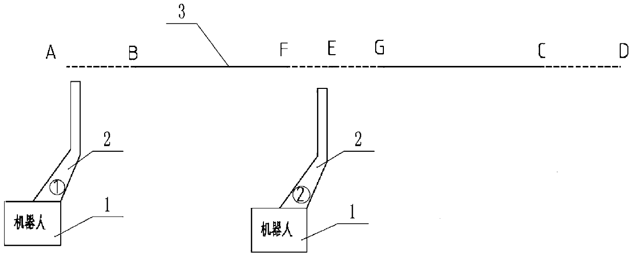 Camouflage plaque splitting and spraying method