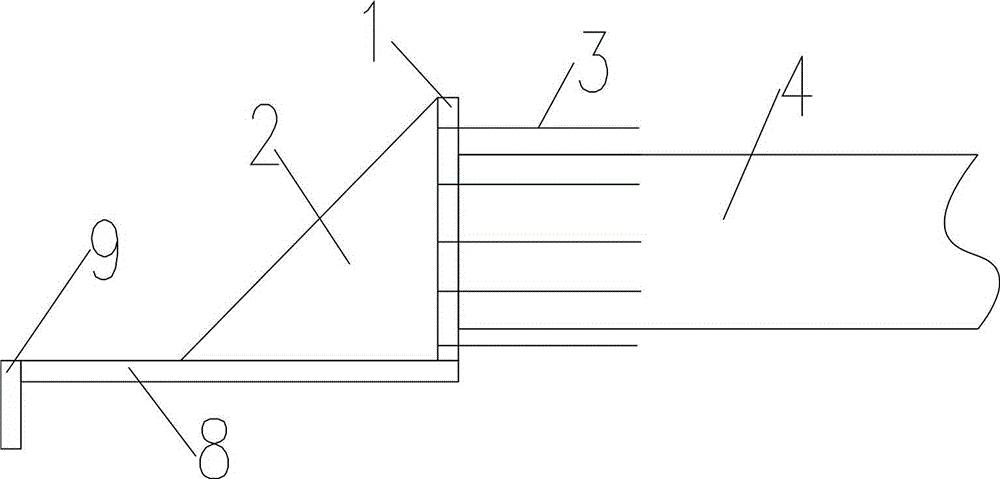 Culvert mouth of corrugated steel pipe culvert