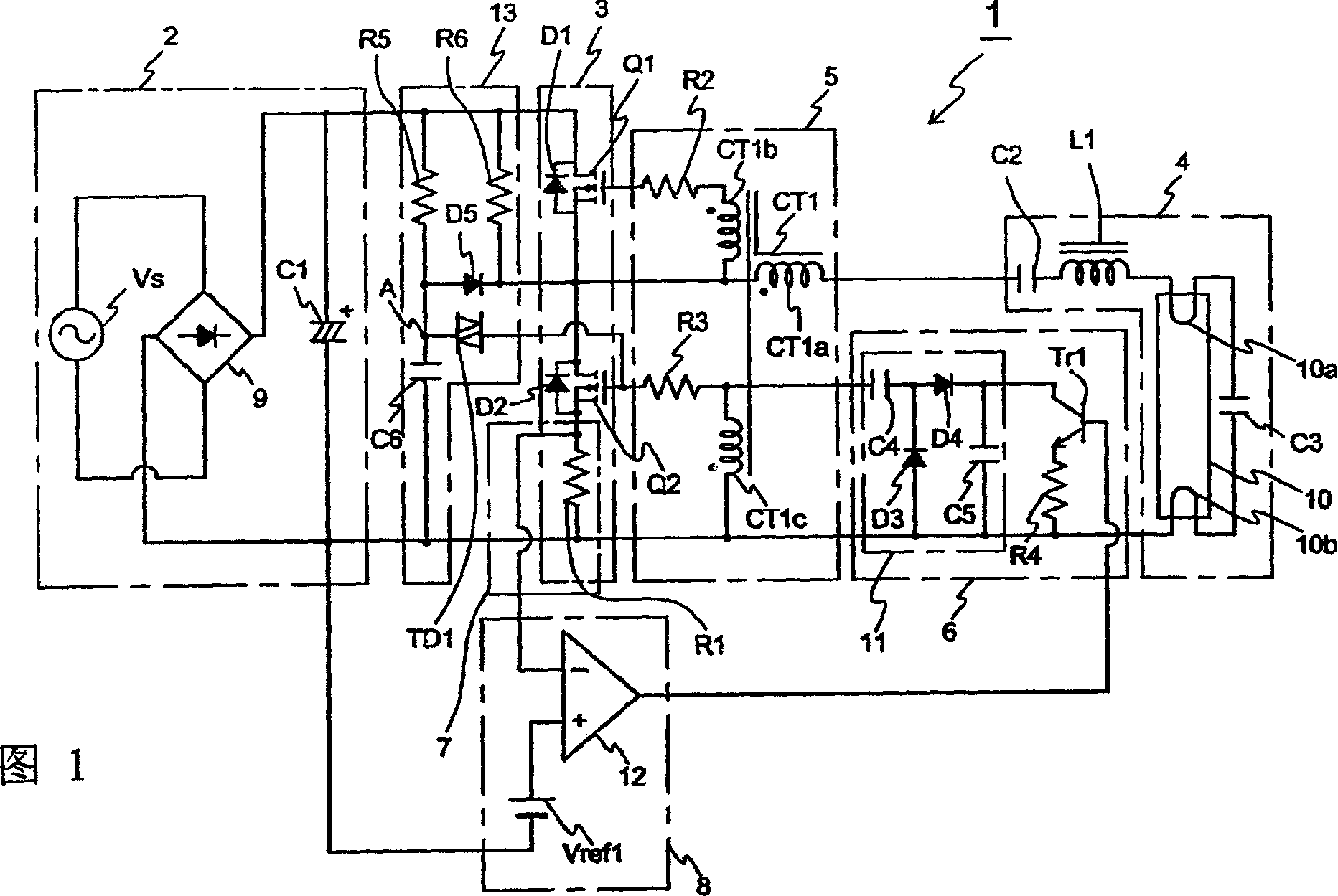 Discharge lamp igniting device and light appliance