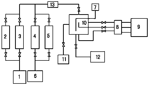 Hot-dry rock fracturing high-pressure extraction laboratory simulation device