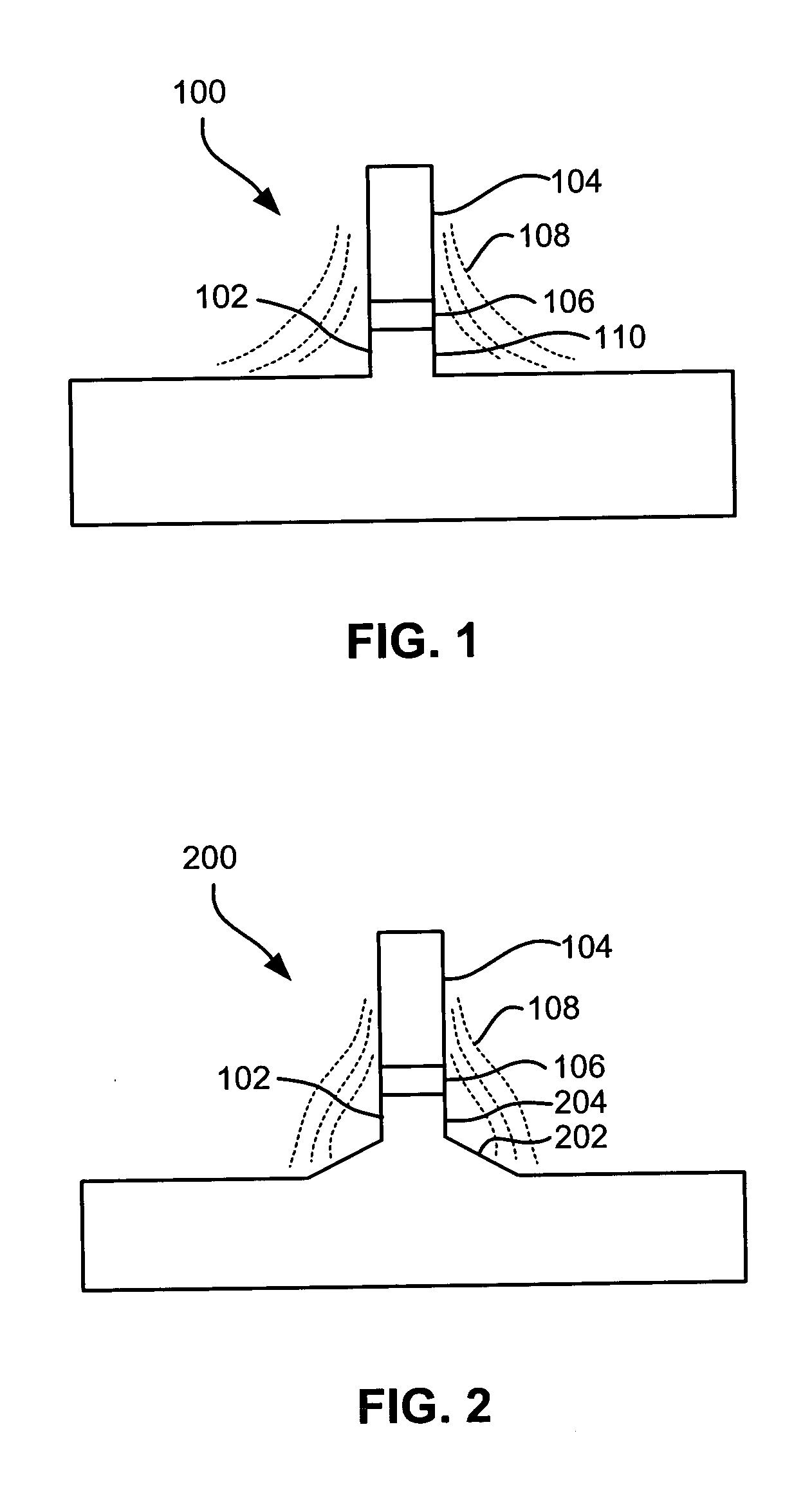 Method for creating inductive write head with steep shoulder at notch