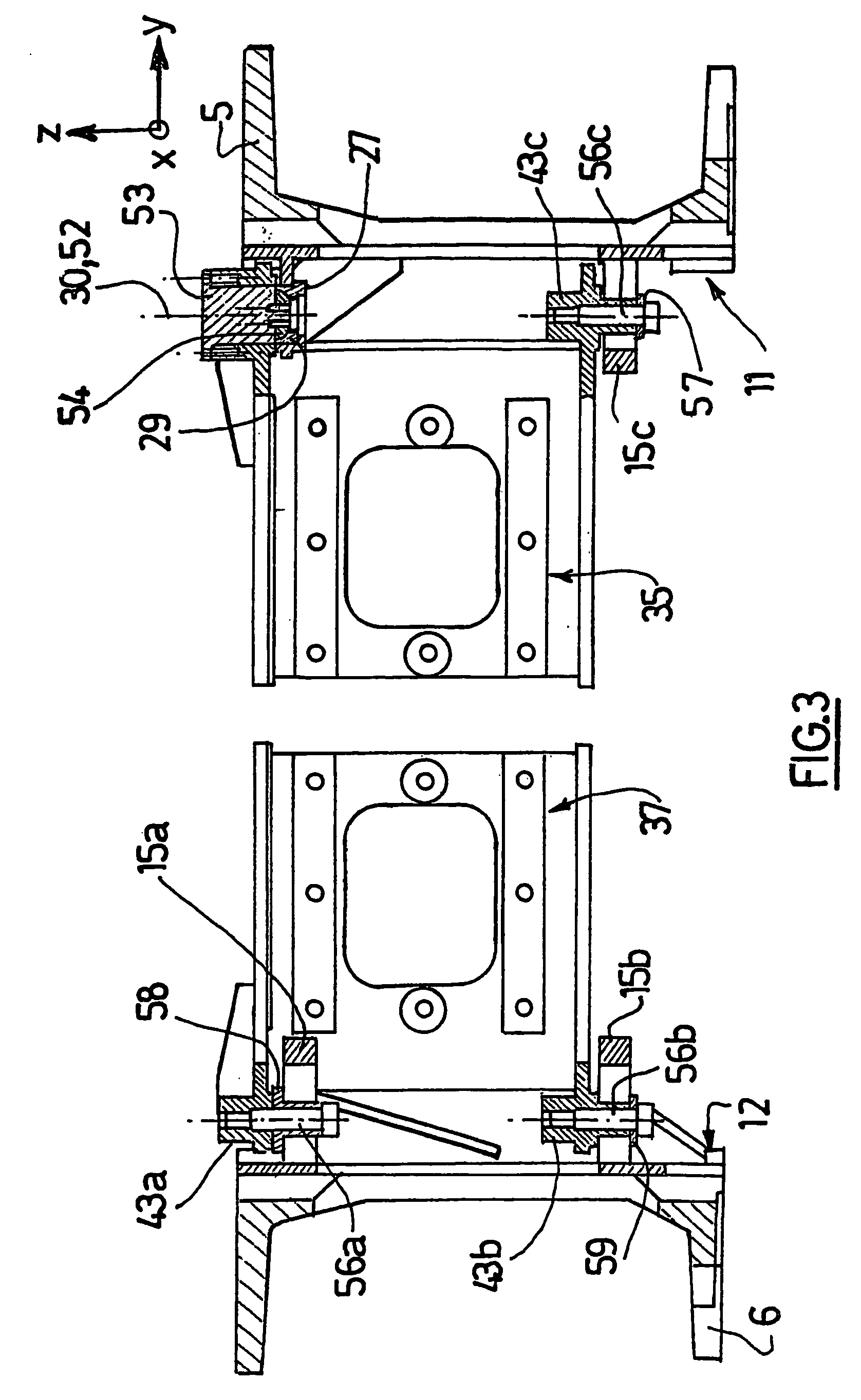 Carriage and gantry comprising such a carriage