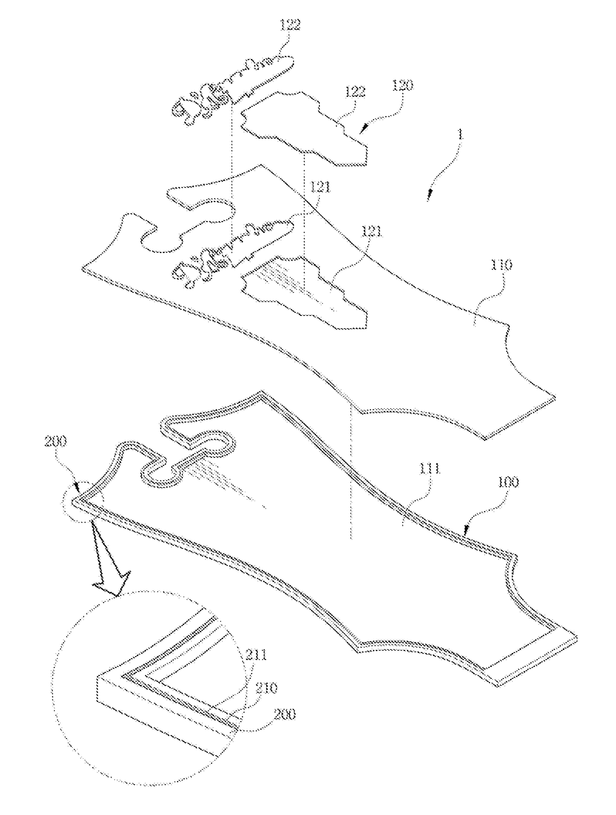 Decorative panel for guitar and manufacturing method thereof