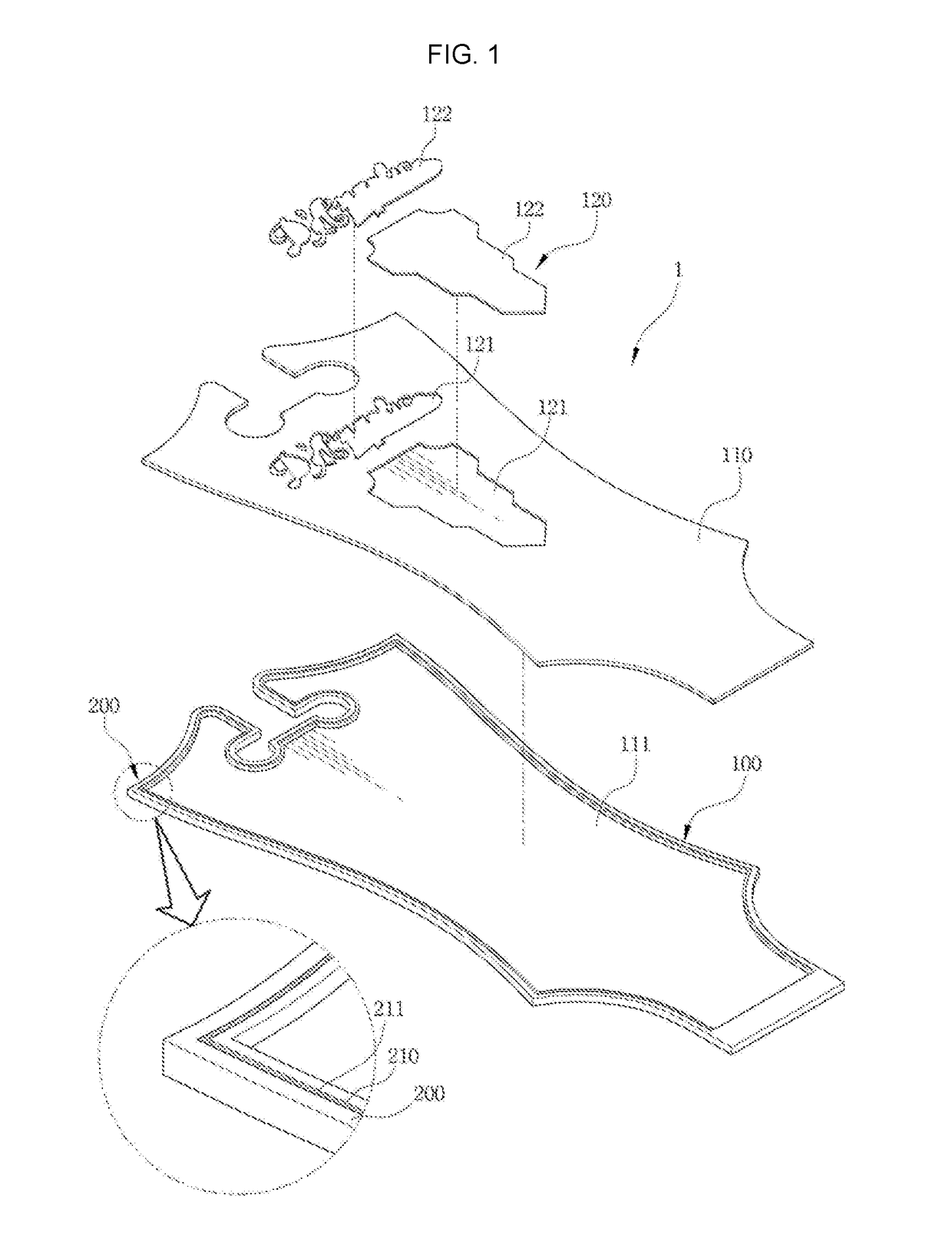 Decorative panel for guitar and manufacturing method thereof