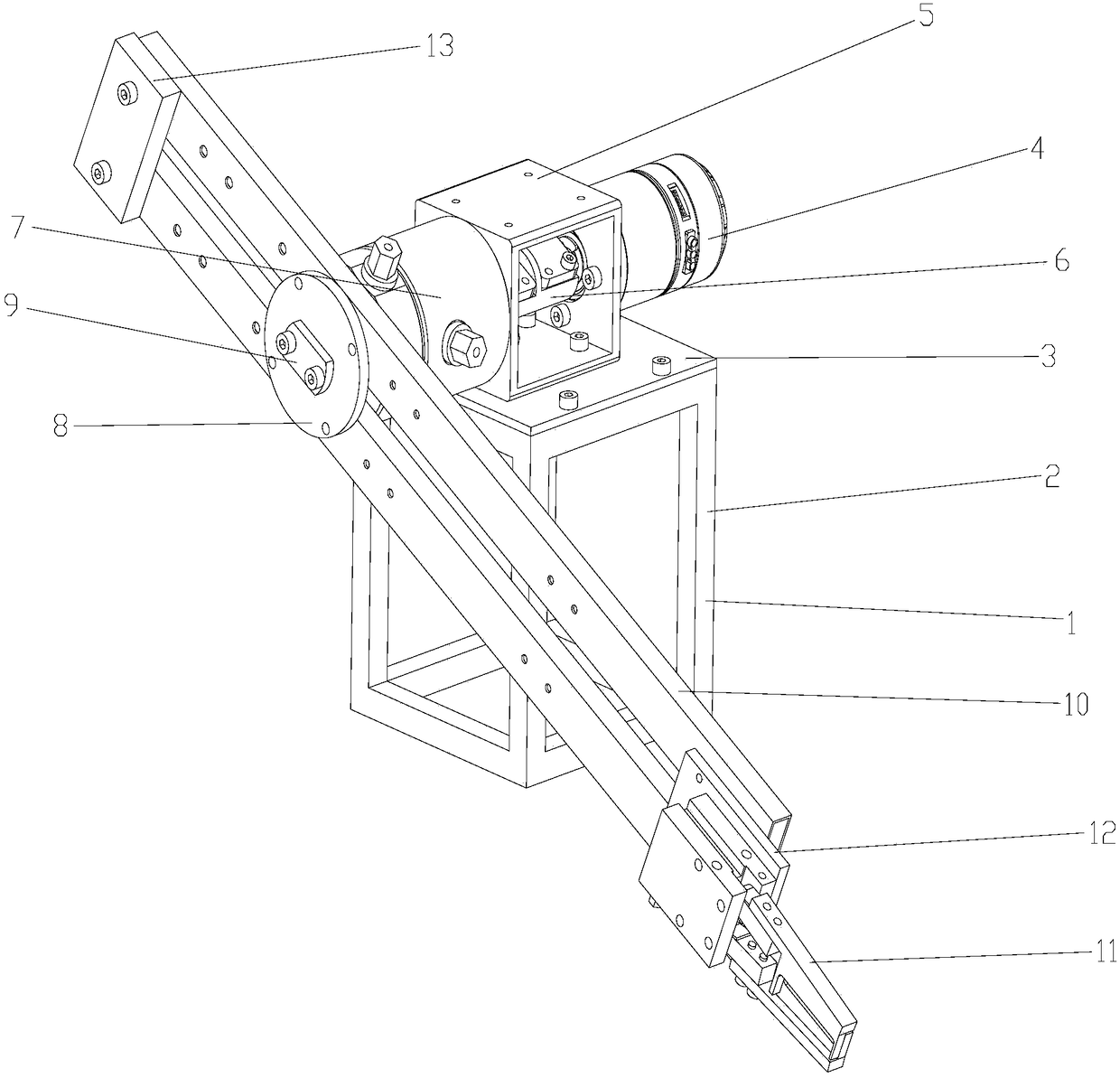 High-speed casting device based on pneumatic sliding ring