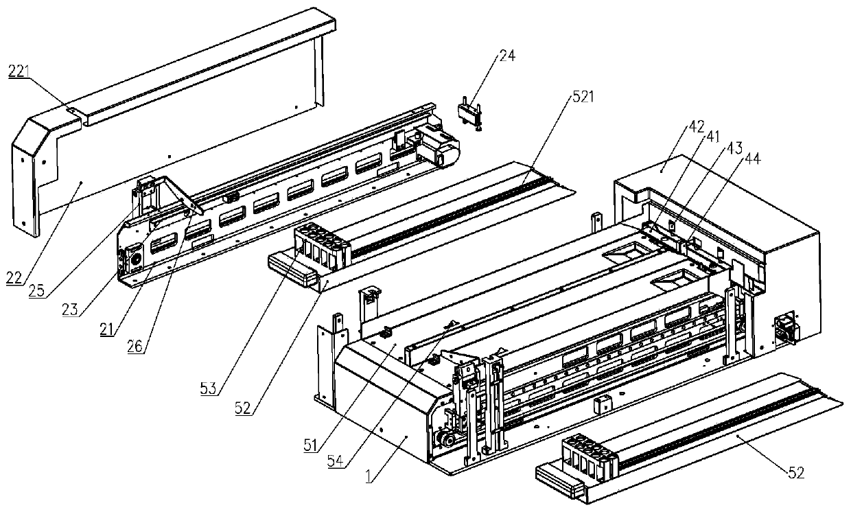 Automatic test tube rack loading device applied to laboratory assembly line equipment