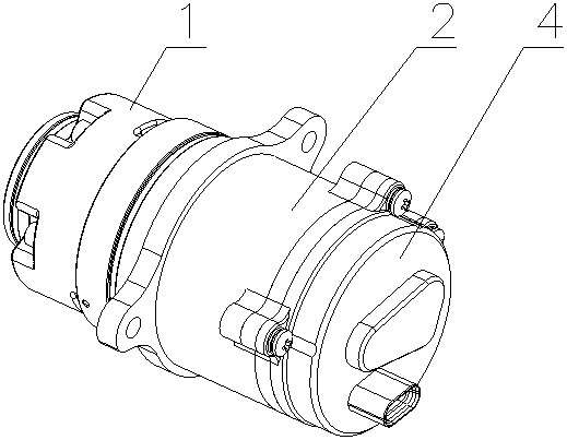 Automobile electronic oil pump driving system