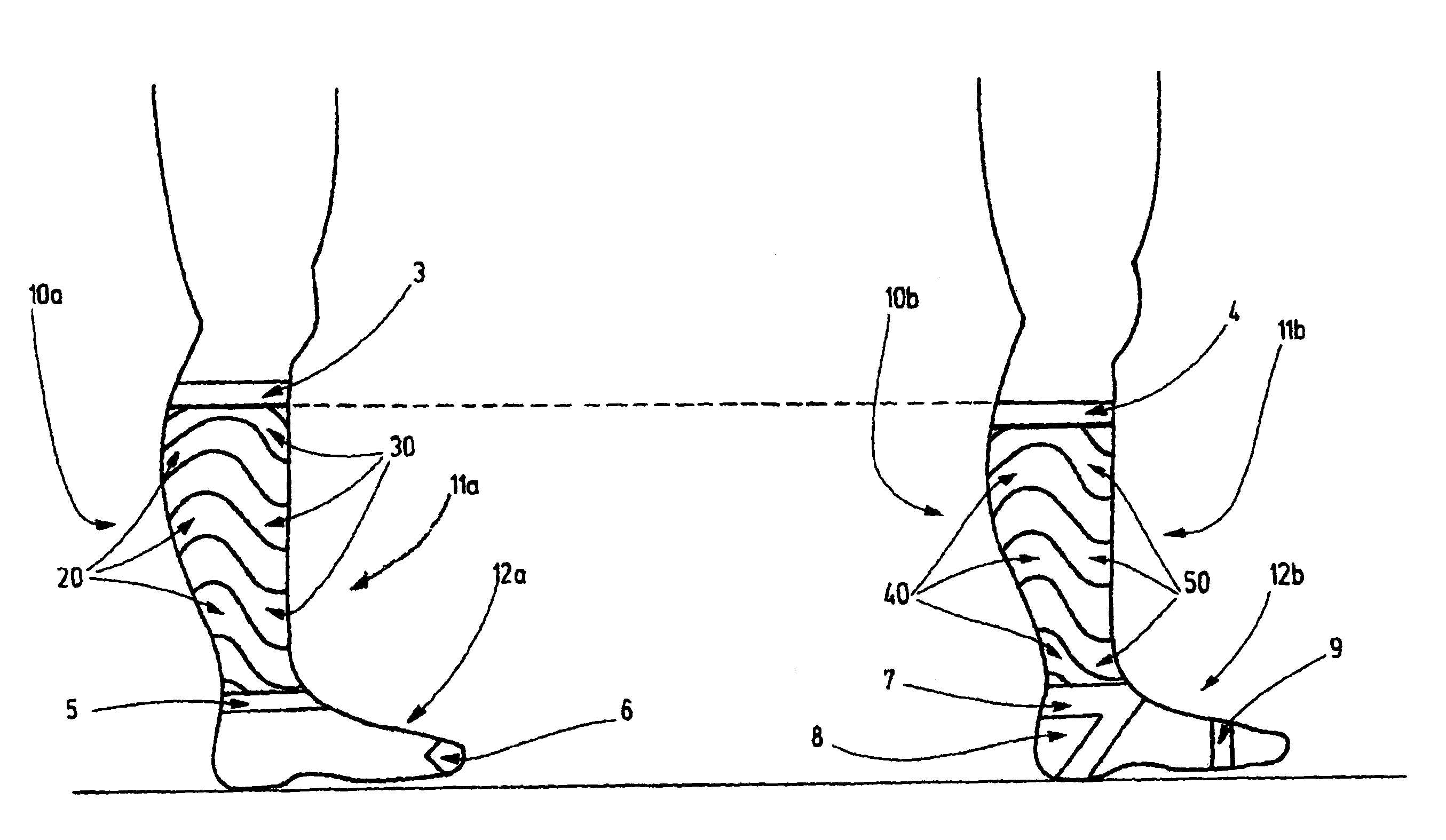 Compression or support stocking