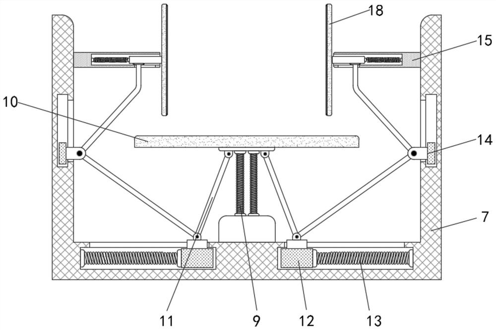 Precoated sand molding auxiliary mechanism capable of efficiently controlling material overflow