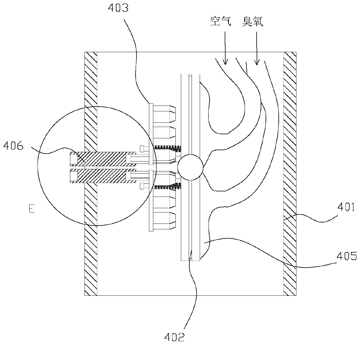 Gas flow regulating device