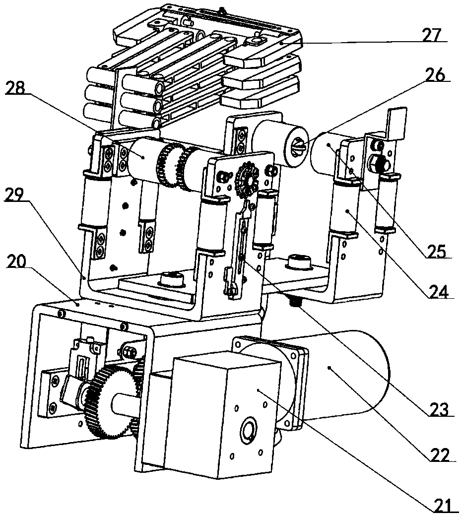 Drive device matched with hanging rail