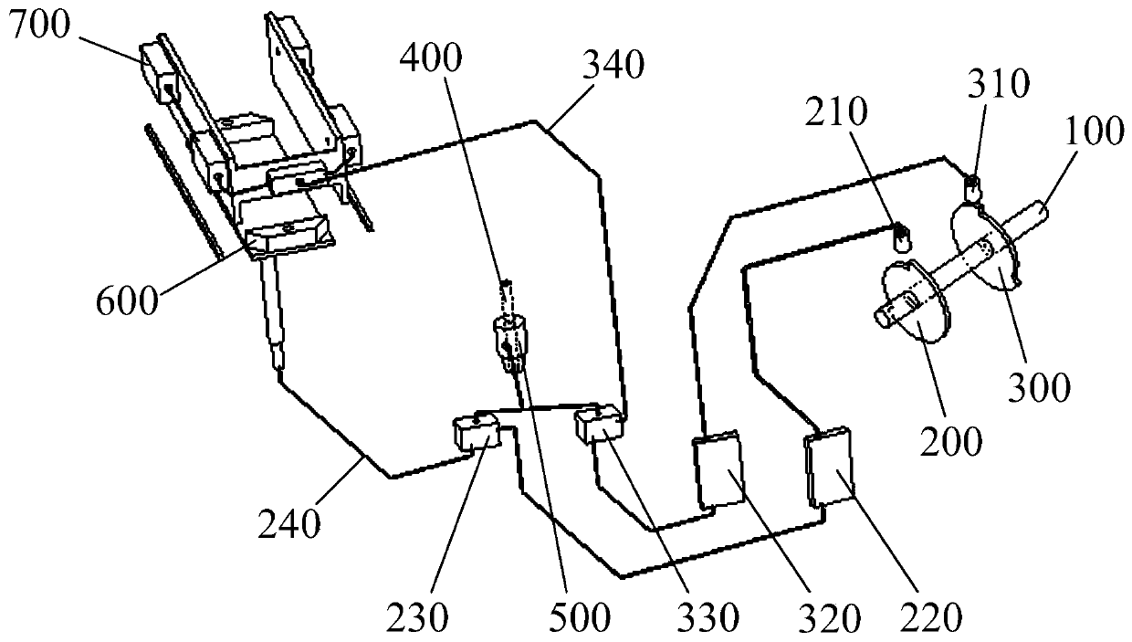 Negative pressure control device of proximity type CV carton transparent paper packaging machine and packaging machine