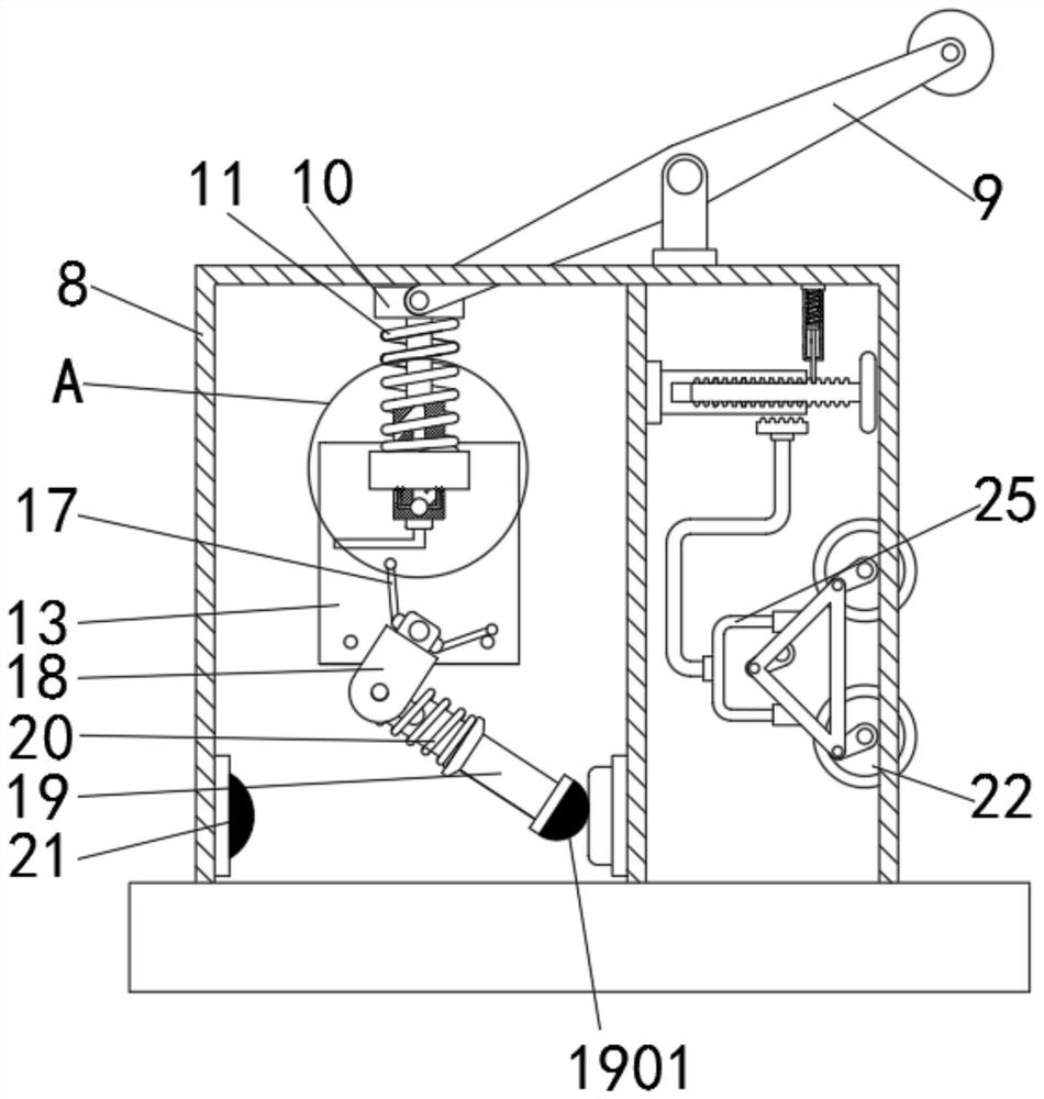 Intelligent anti-theft alarm computer hardware protection device with locking function