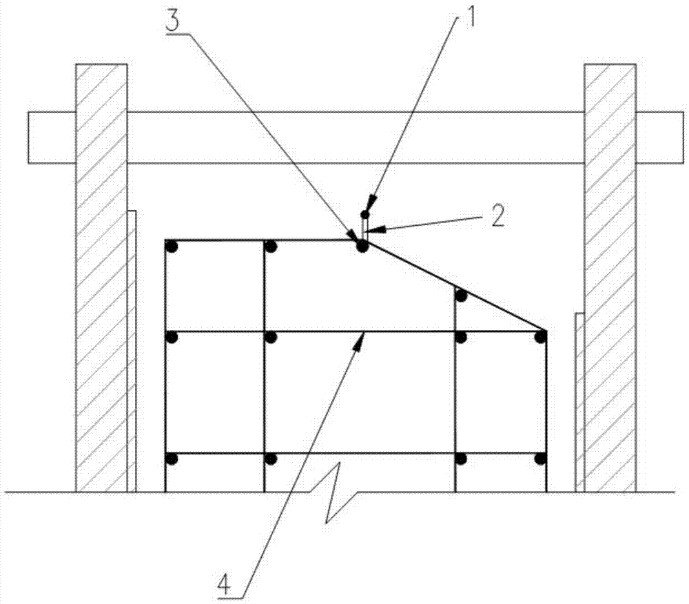 Application of positioning rib in large storage tank bearing platform ring wall foundation