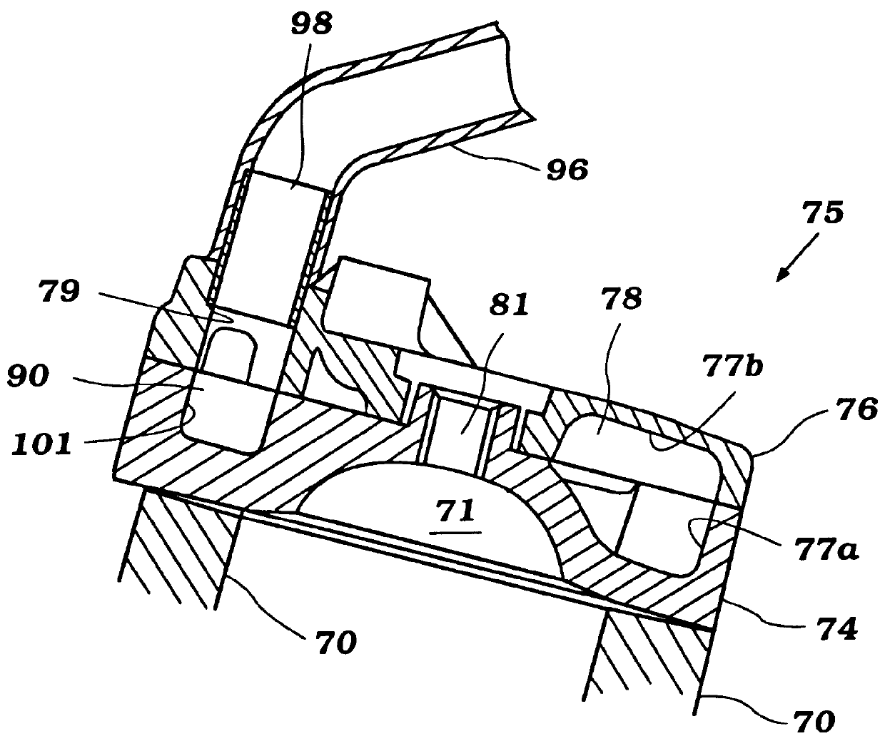 Engine cylinder head coolant jacket