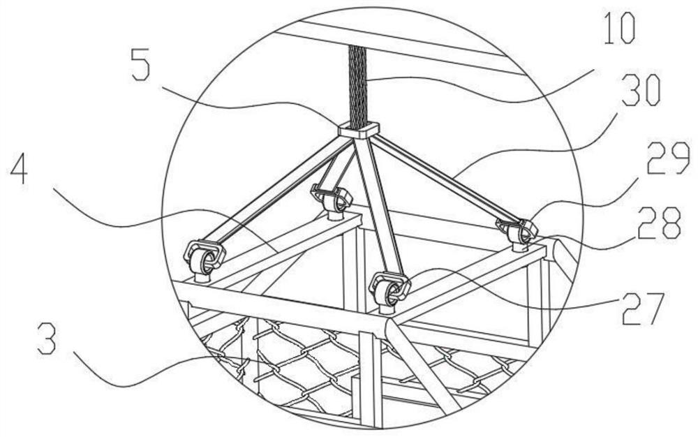 Vertical conveying device for maintenance personnel of wind power generation equipment