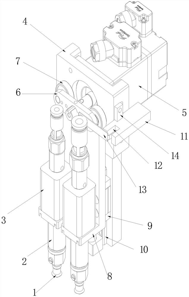 Efficient film pasting device