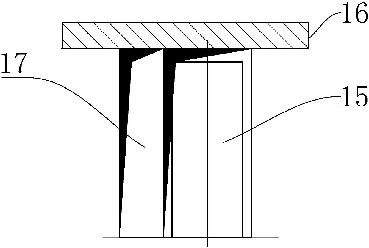 Side-mounted household elevator civil engineering structure