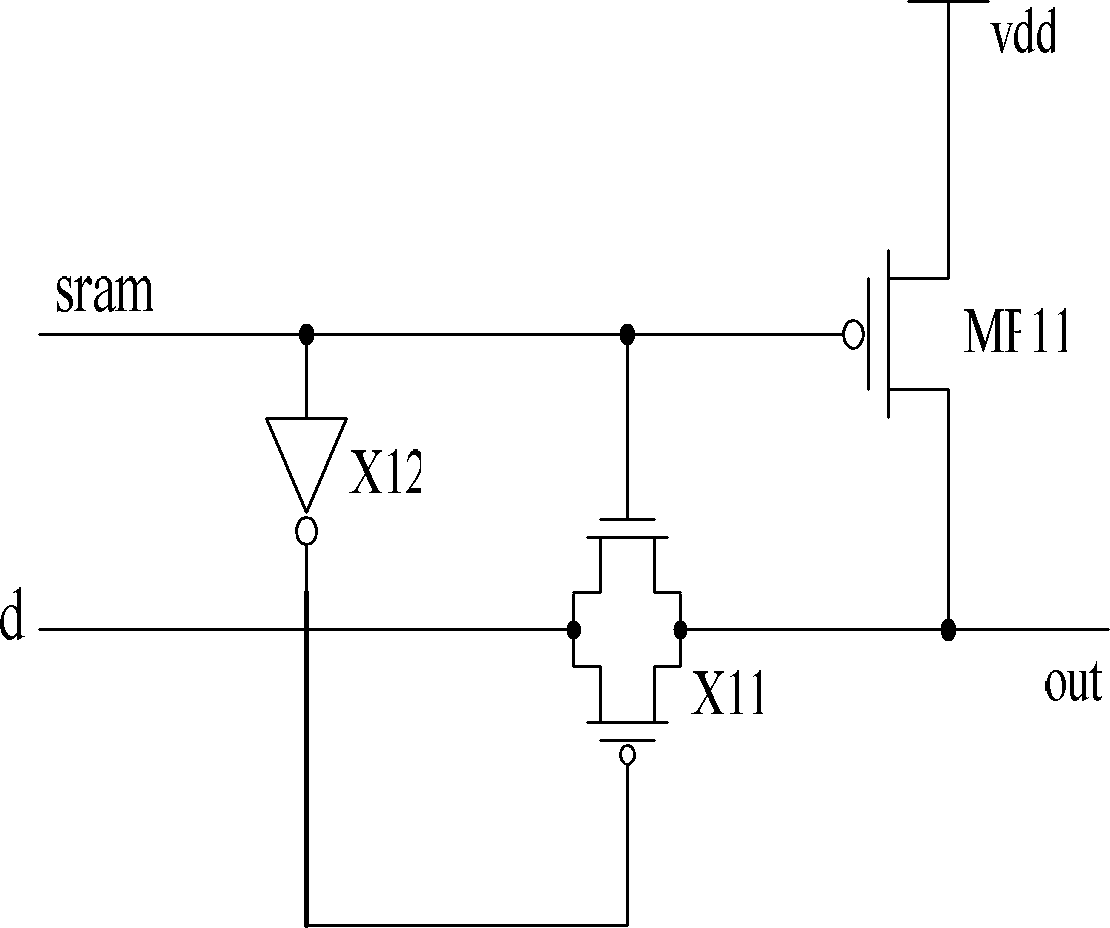 Selector circuit with fixed output state