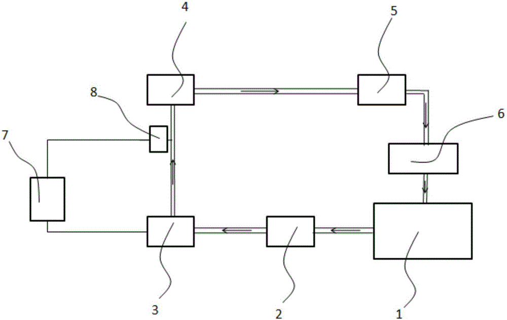 Online quenching oil filtering device for thermal treatment furnace