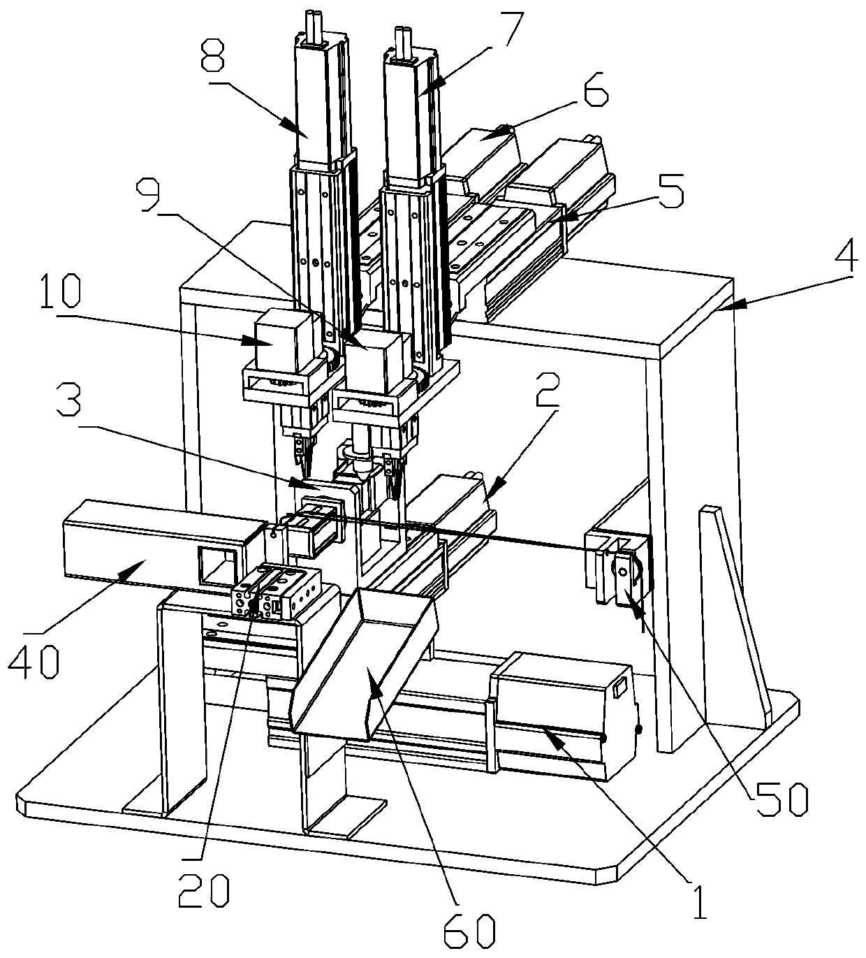 Integrated intelligent primary and secondary pole coil winding robot