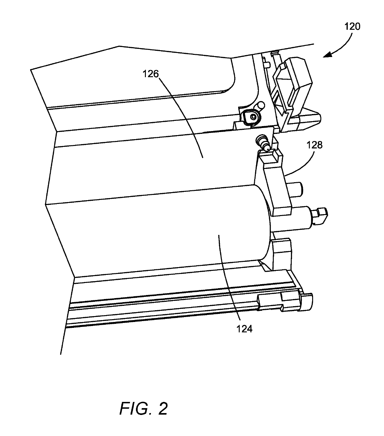 End seal assembly for an undercut developer roll