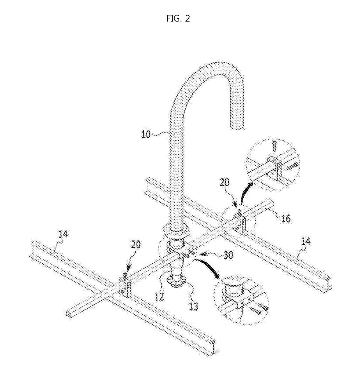 Bracket for fixing reducer in fire sprinkler