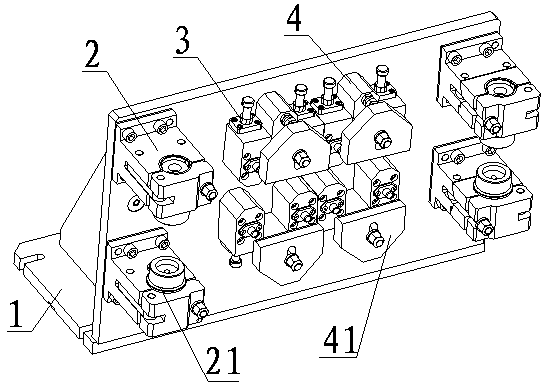 Application method of vertical-horizontal switching clamp of horizontal milling machine