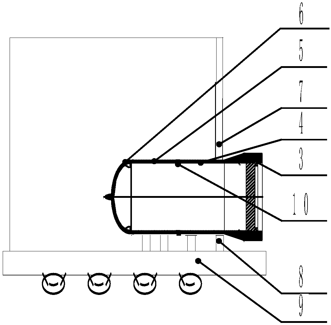 Heat treatment method of vertical type pressure kettle for deep sea simulation pressure test cylinder