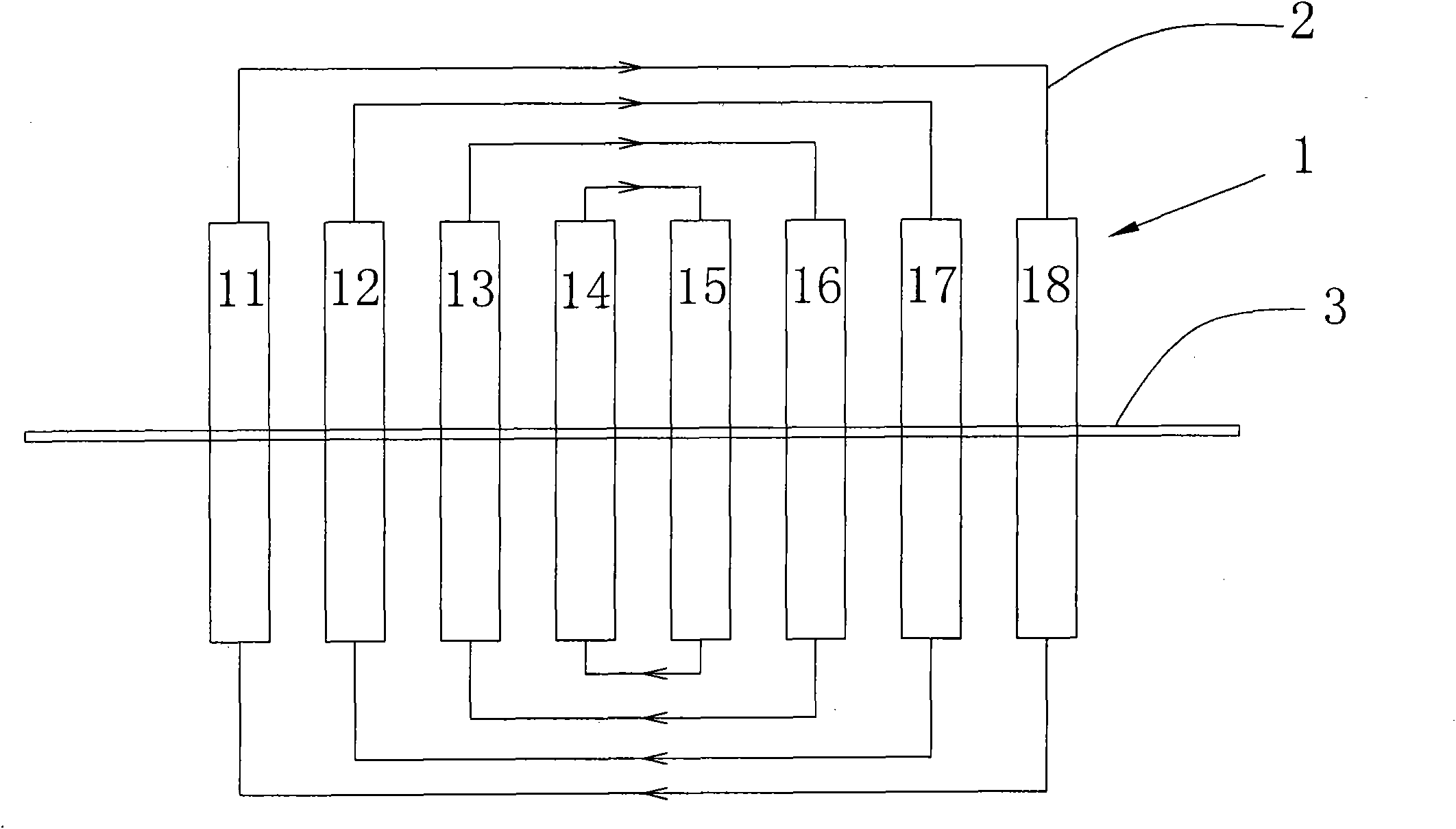 Drying device as well as fabric cloth drying machine and setting machine using same