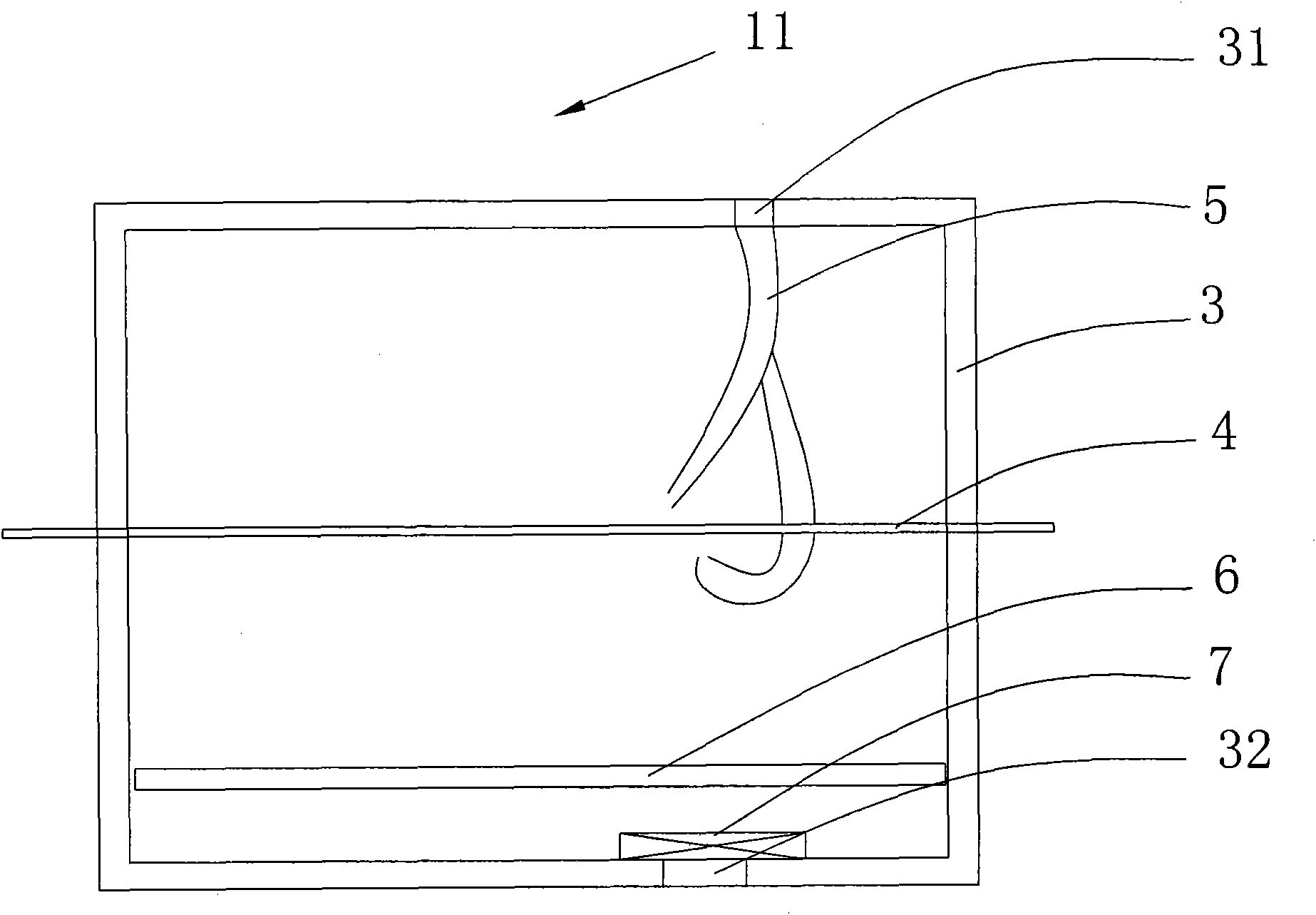 Drying device as well as fabric cloth drying machine and setting machine using same