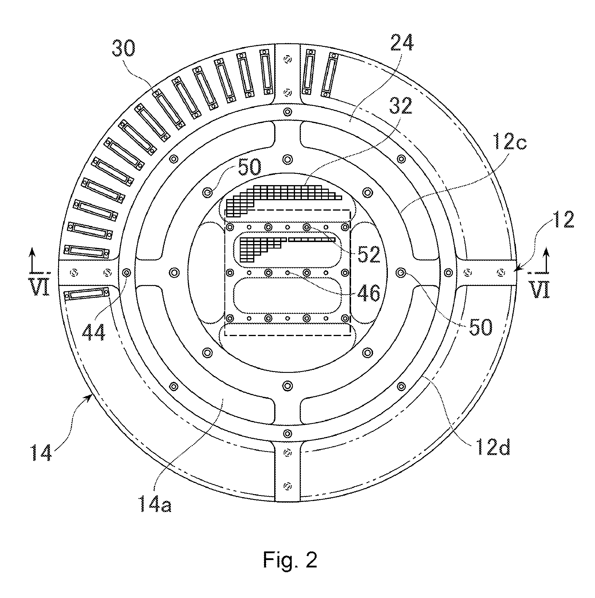 Probe assembly, method of producing it and electrical connecting apparatus