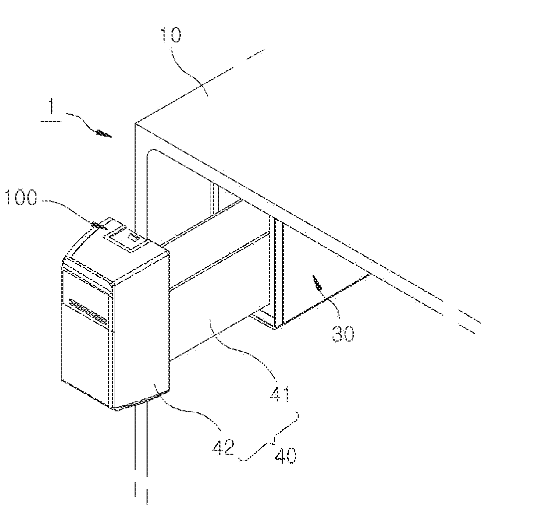 Refrigerator having locking device for ice bucket and method for installing locking device for ice bucket