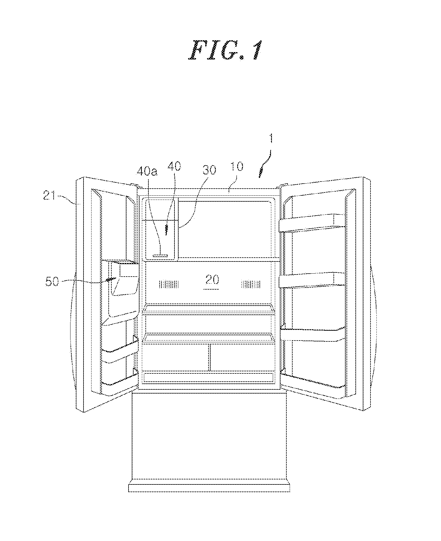 Refrigerator having locking device for ice bucket and method for installing locking device for ice bucket