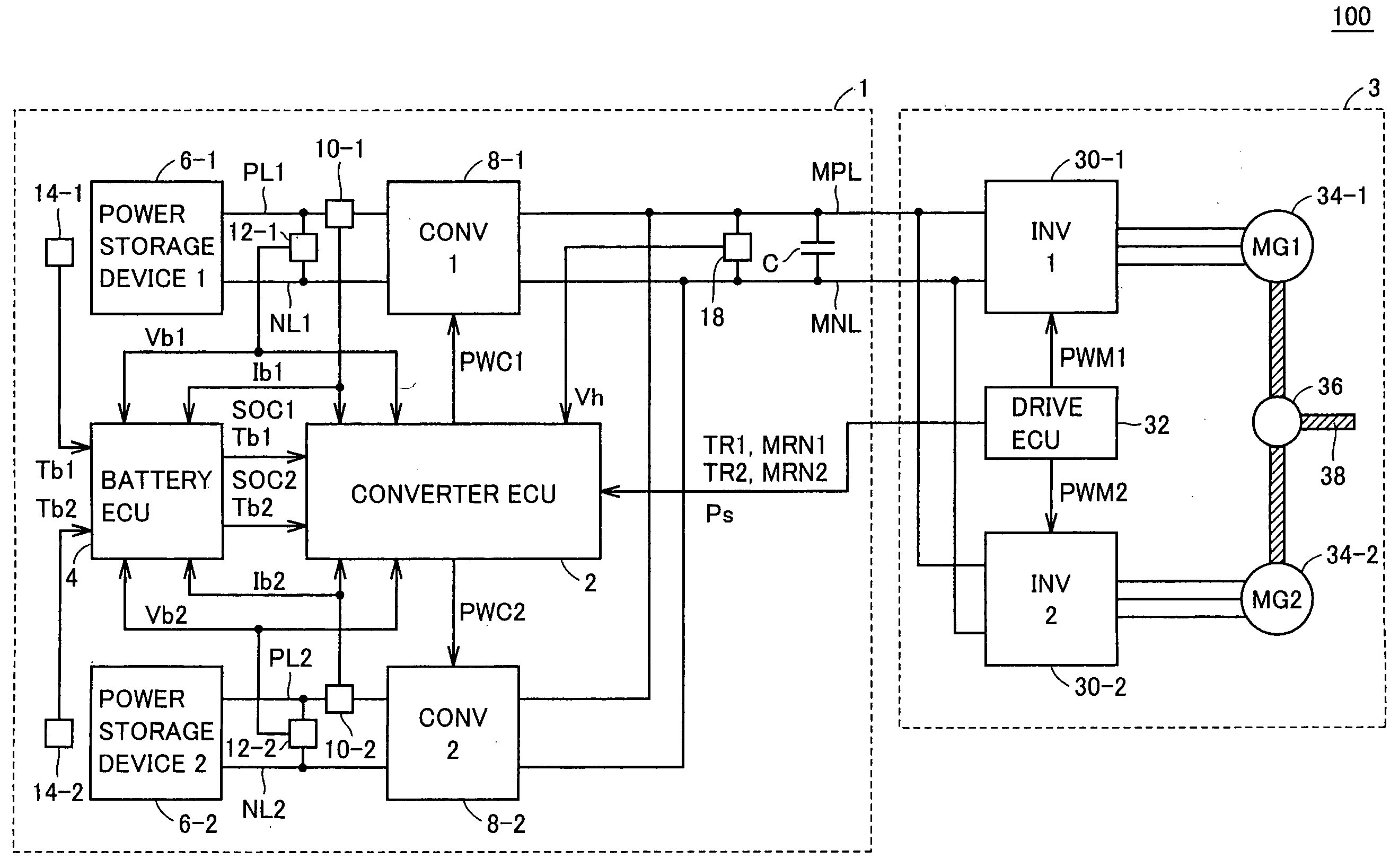 Power supply system, vehicle with the same, temperature increase control method for power storage device and computer-readable recording medium bearing program for causing computer to execute temperature increase control of power storage device