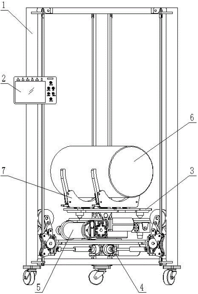 Universal-regulation lifting device for clamping and lifting precision equipment or cylinder