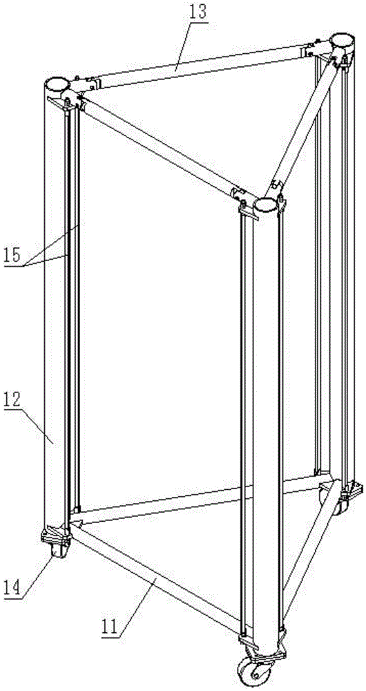 Universal-regulation lifting device for clamping and lifting precision equipment or cylinder