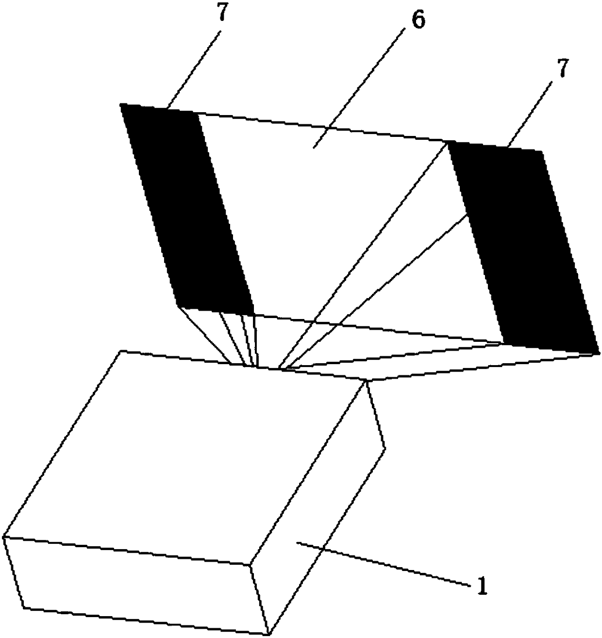 Projector and image shielding system provided with projector