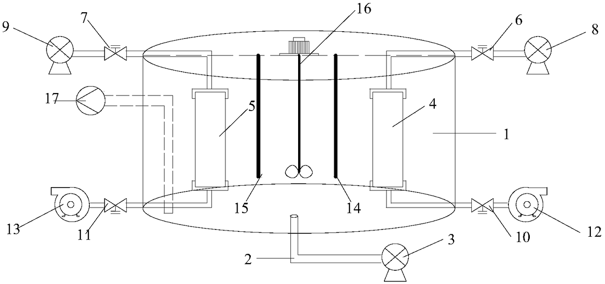 Membrane bioreactor unit and process for treatment of domestic sewage