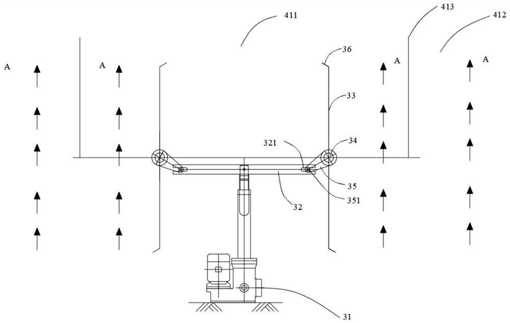 Water-saving environment-friendly fog-dissipation-type cooling tower and working method thereof