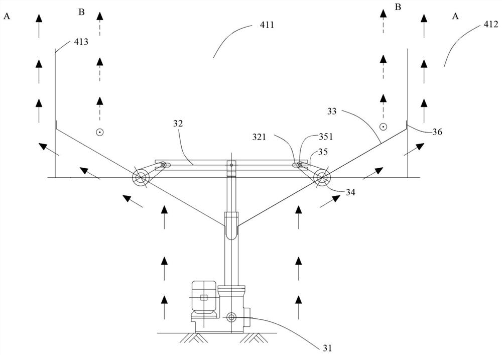 Water-saving environment-friendly fog-dissipation-type cooling tower and working method thereof