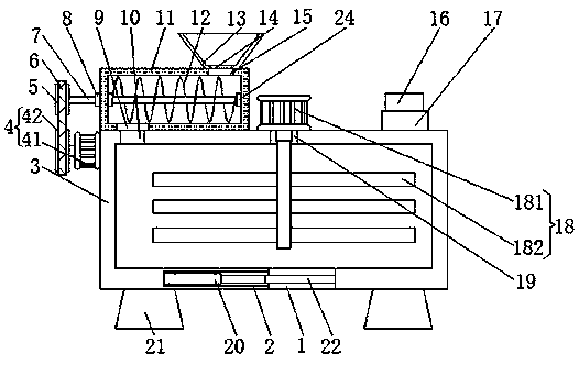 Top-grade stone grinding device facilitating feeding and discharging