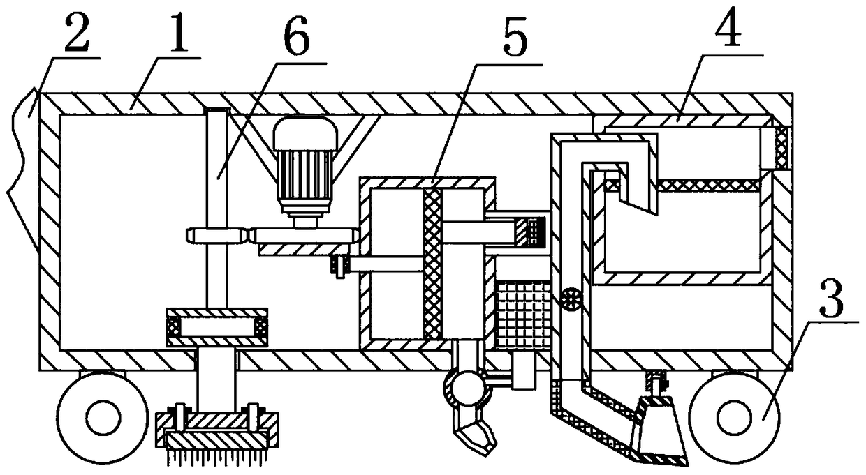 Automatic removal and deodorization device for poultry breeding