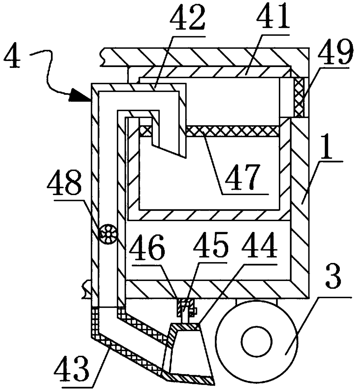 Automatic removal and deodorization device for poultry breeding