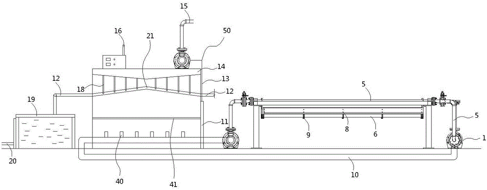 Solar seawater desalination device