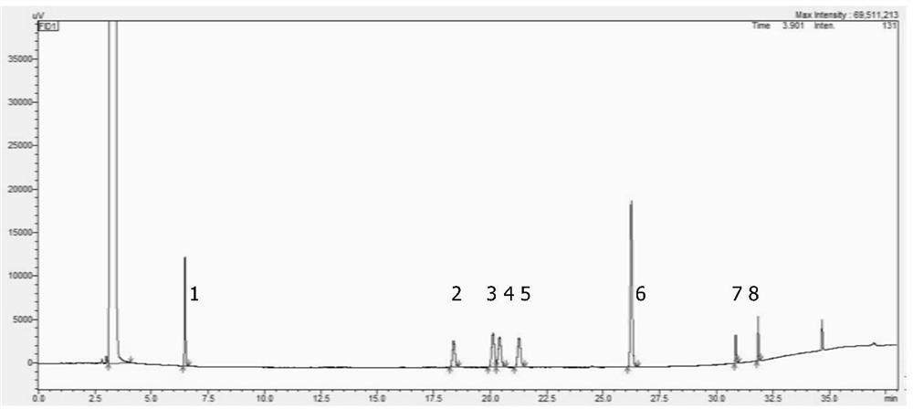 Method for detecting related substances of 2, 3-dimethyl bromobenzene