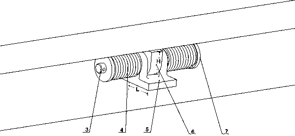 Expandable container of freight vehicle