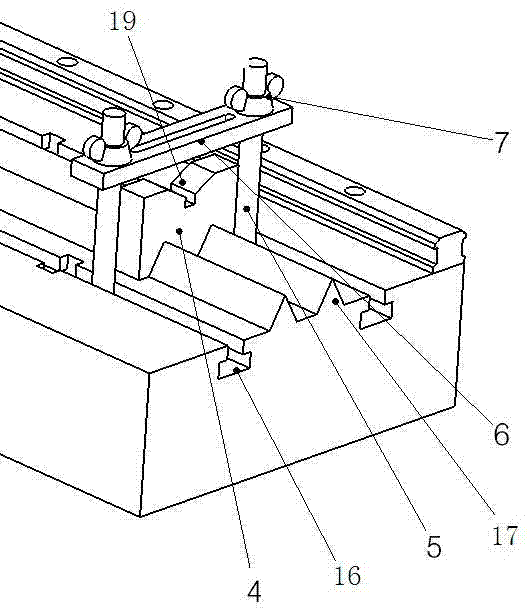 Cylindrical part bending angle measuring and horizontal and vertical surface drilling jig