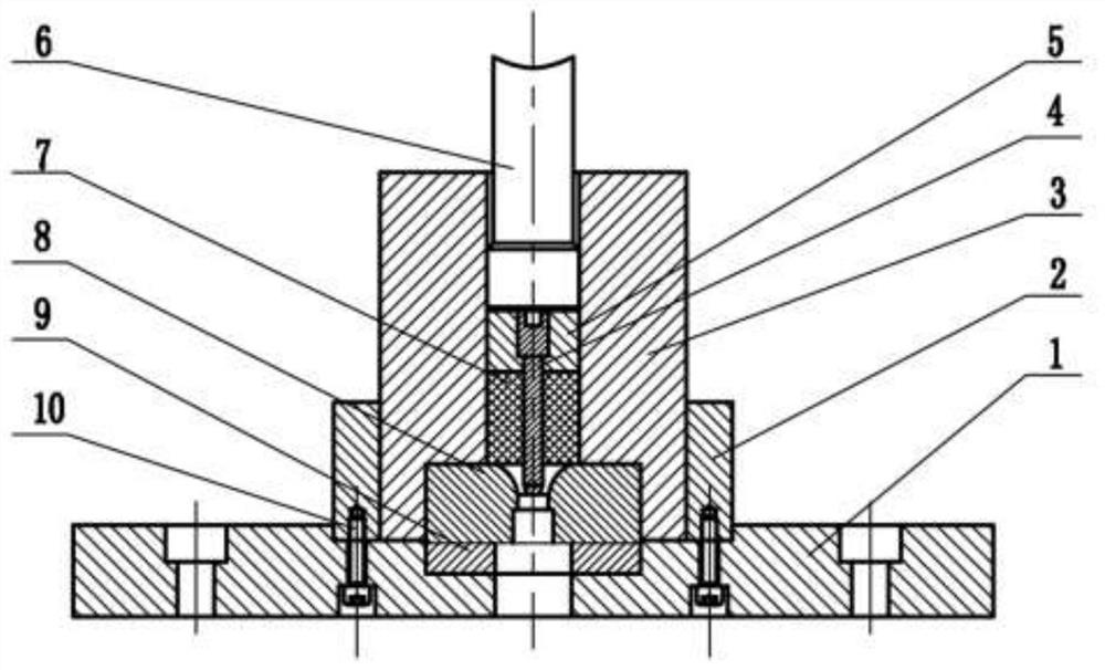 Rod-needle separated magnesium alloy slim tube preparation device and method