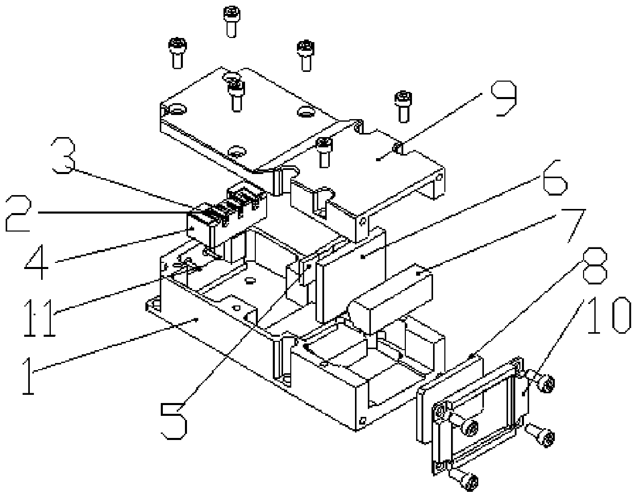 Linear light spot output system